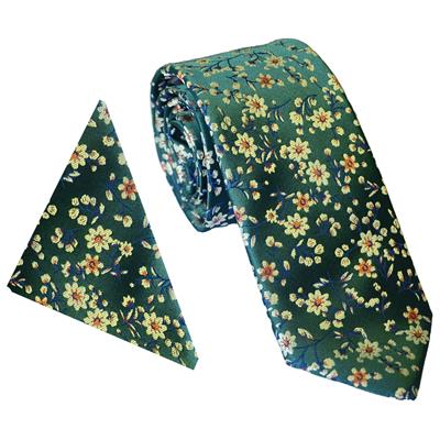 Blossom Tie & Pocket Square Set