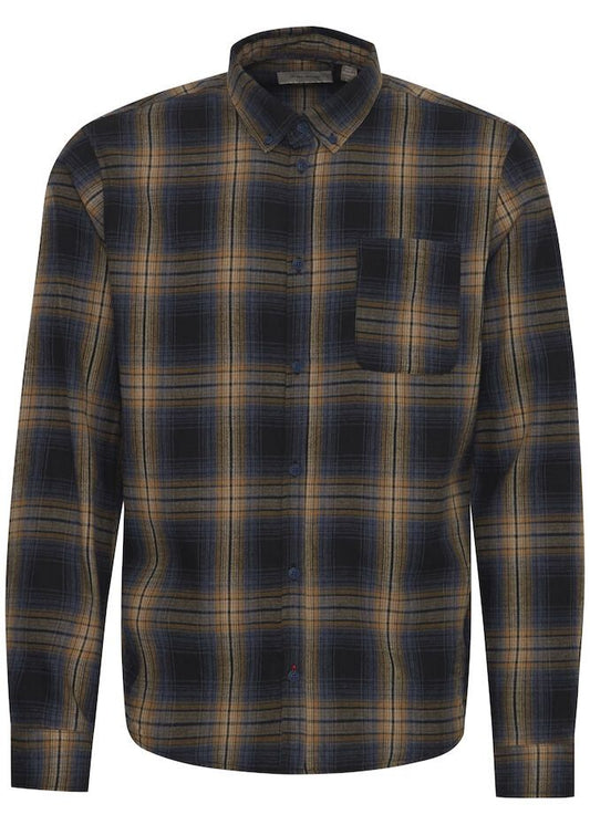 Brushed Cotton Checked Shirt