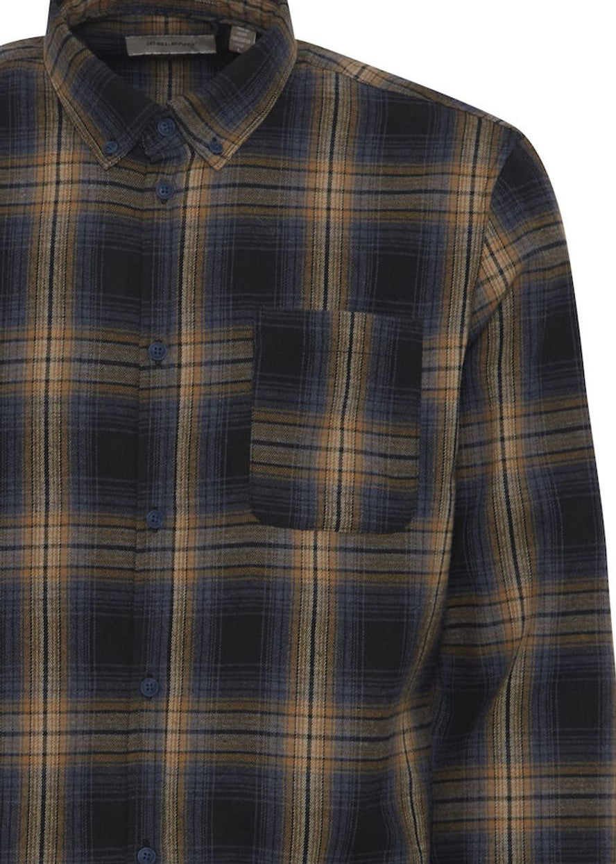 Brushed Cotton Checked Shirt