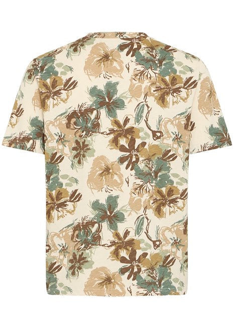 Flower T-Shirt Beige & Sage