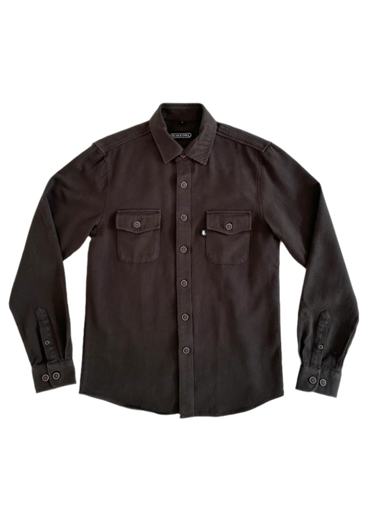 SUAVE OWL Overshirt Dark Grey
