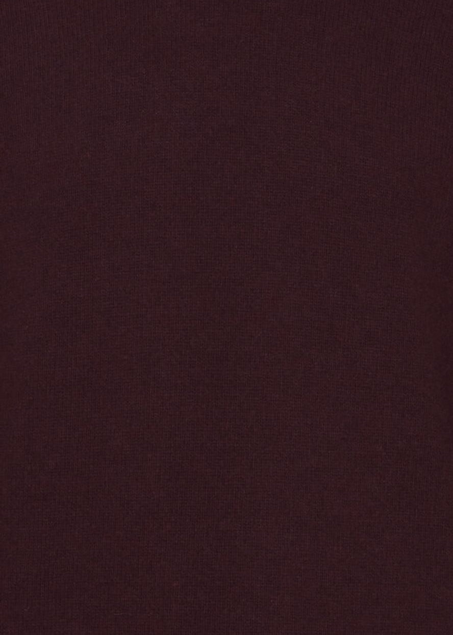 Lambswool Roll Neck Wine