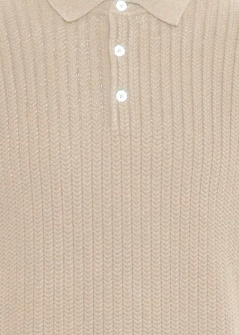 Polo Shirt Knit Sandstone