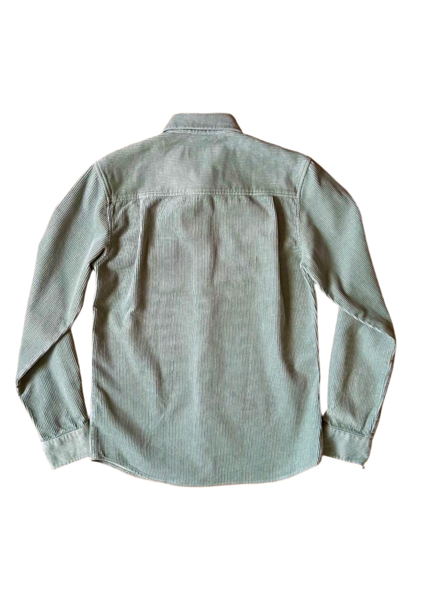 SUAVE OWL Men's Corduroy Overshirt Sage Back