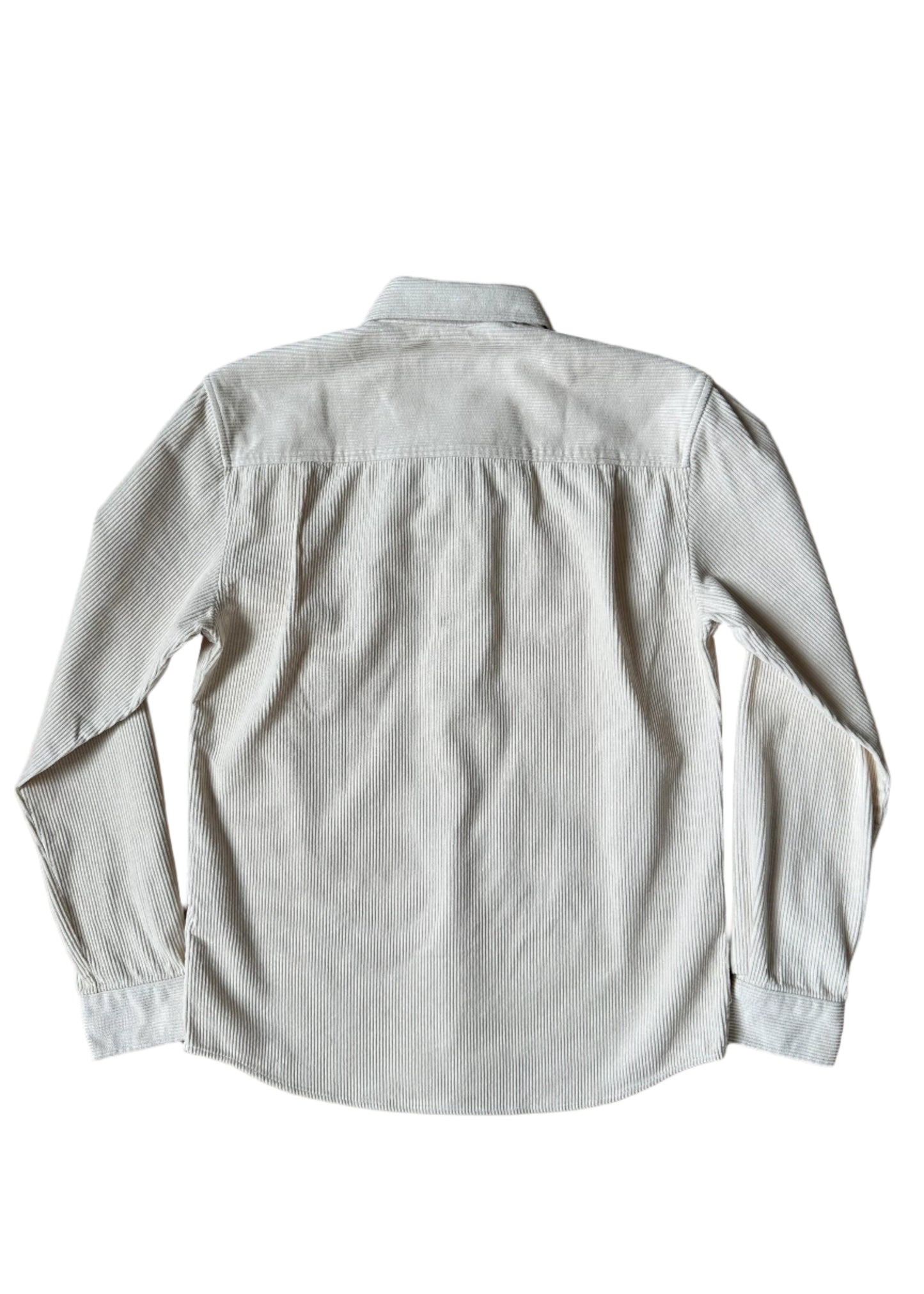 SUAVE OWL Men's Corduroy Overshirt Stone Back