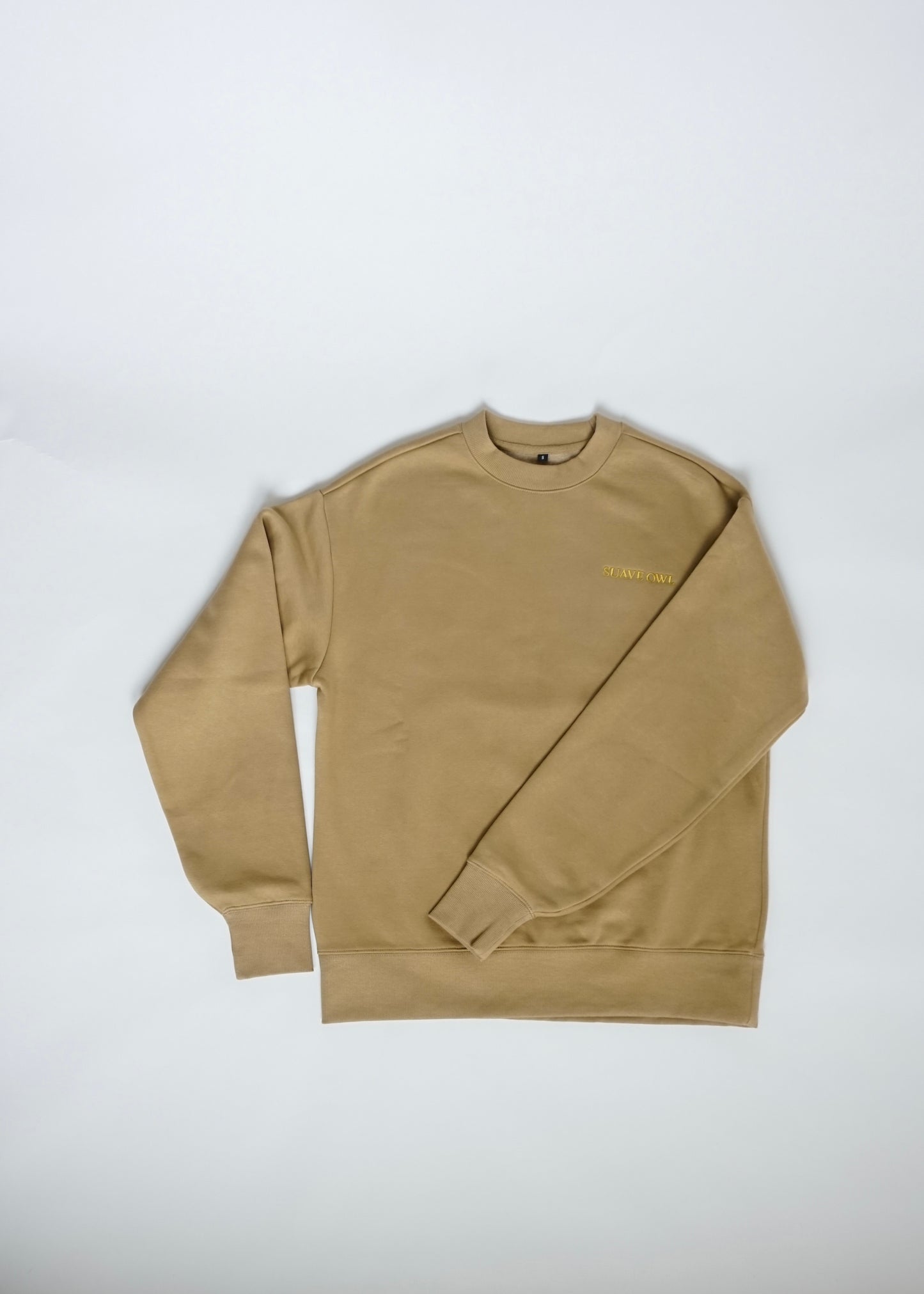 SUAVE OWL Men's Sweatshirt In Sand
