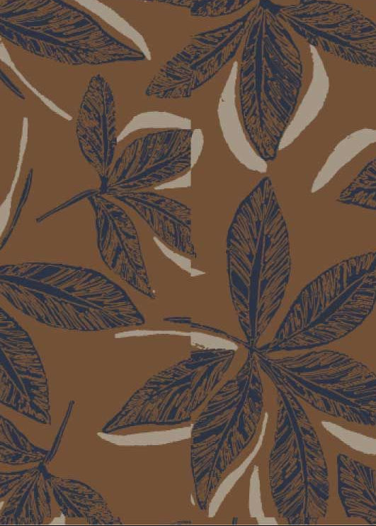 Short-Sleeve Shirt Brown & Navy
