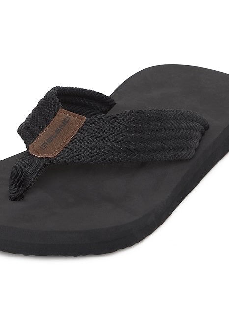 Black Flip Flop Sandals
