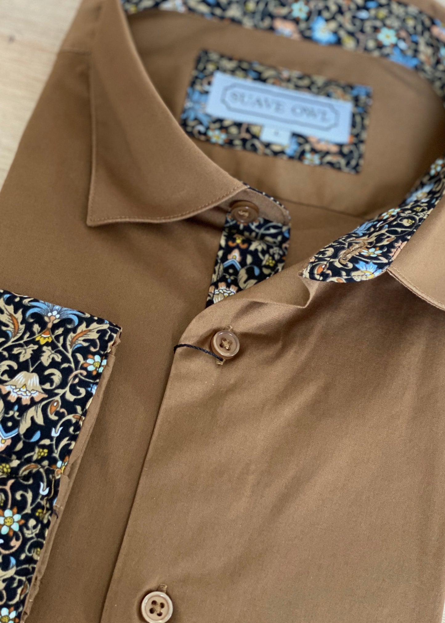 SUAVE OWL Caramel Shirt