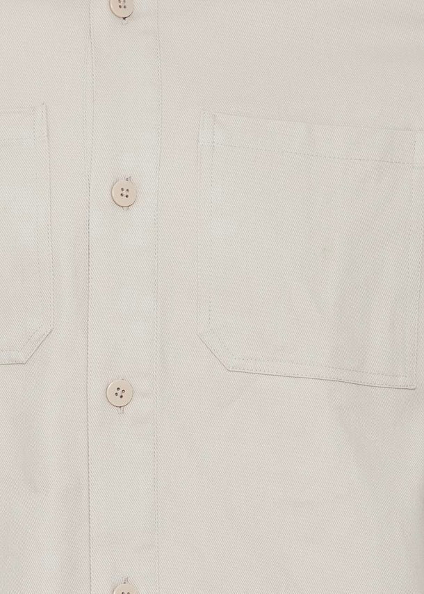 Twill Overshirt Cream