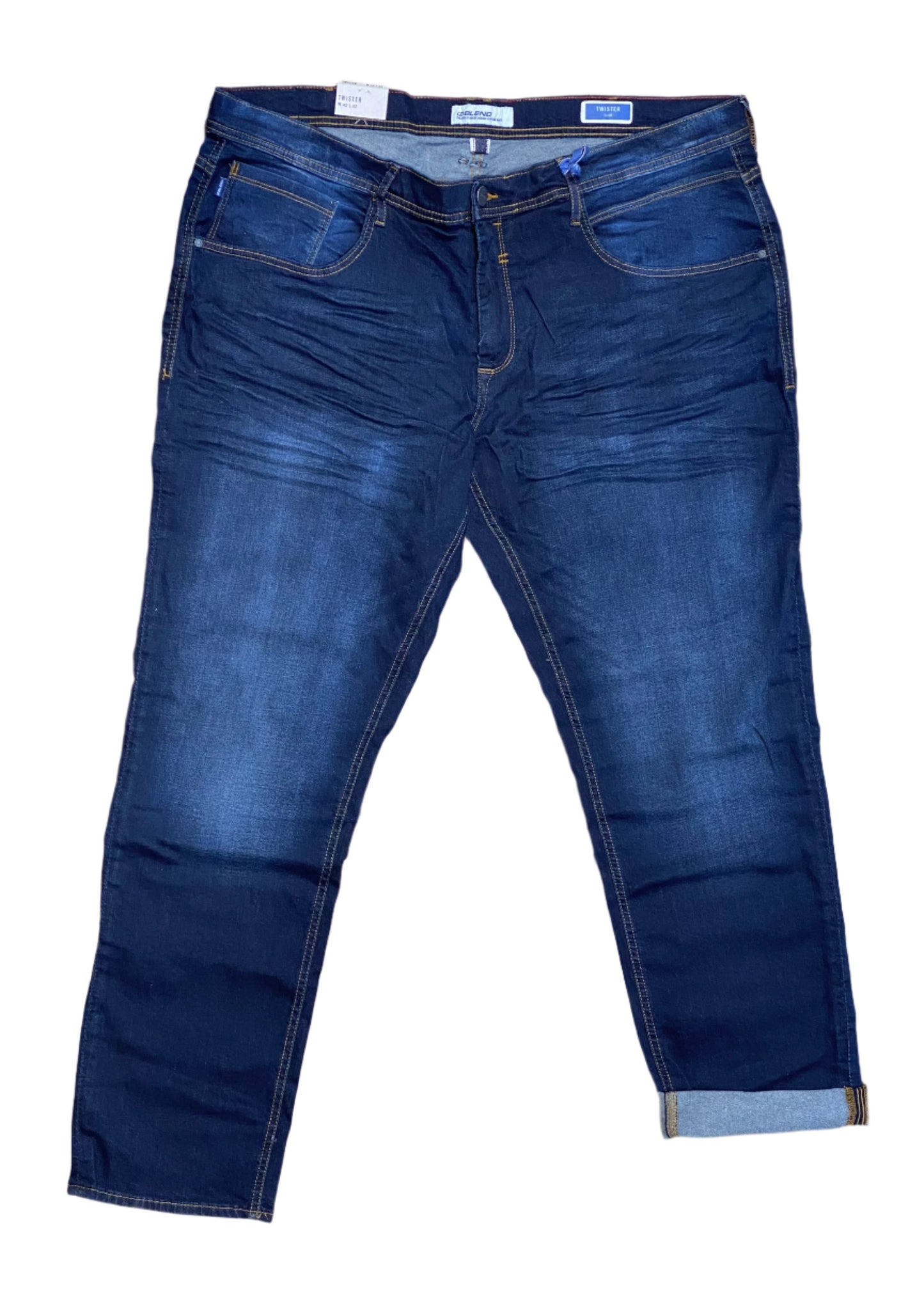 Twister Fit Jeans Indigo Blue Kingsize. Larger jeans for gentlemen of bigger sizes