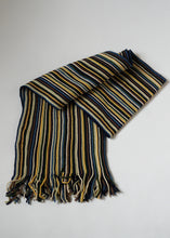 Load image into Gallery viewer, Rib knit scarf in multi colour.
