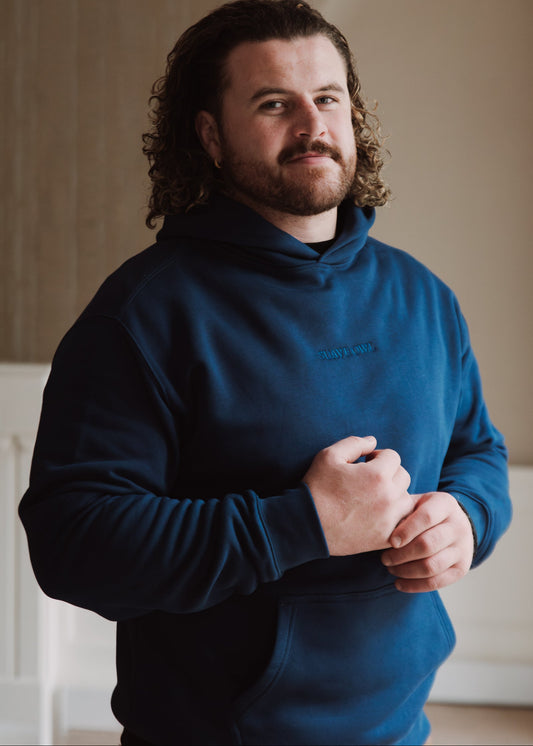 Alfie Barbeary Bath Rugby Blue Hoodie