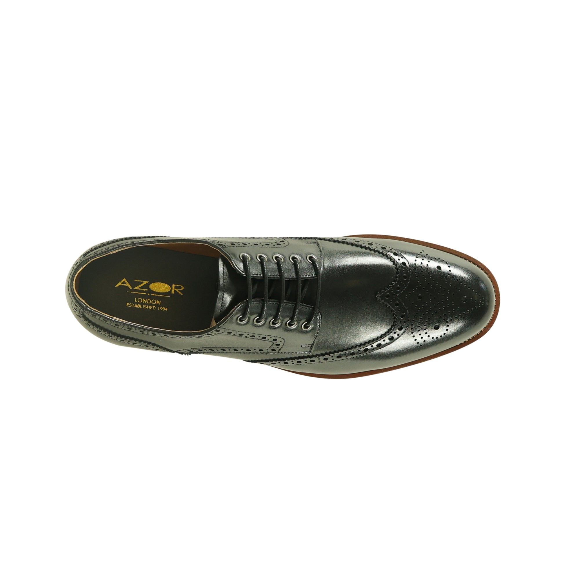 Azor Richmond Brogue Black