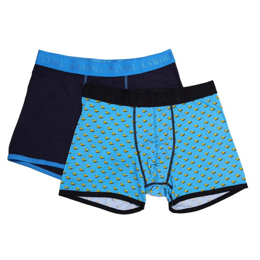 Bamboo Boxers Blue Duck Set