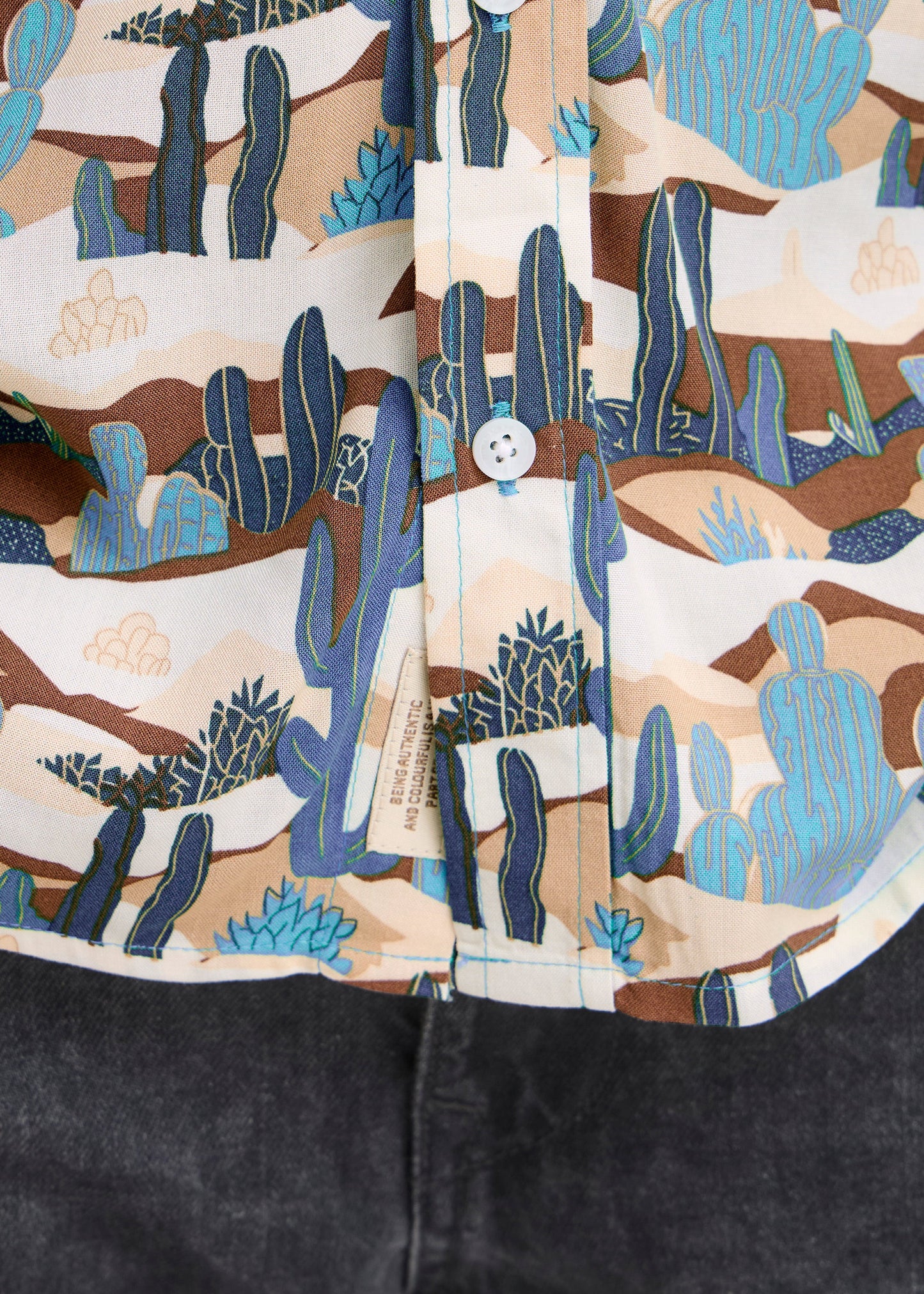 Blue Cactus Shirt