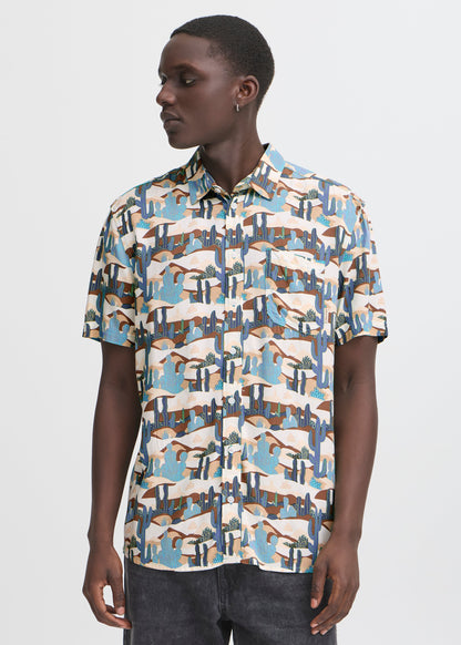 Blue Cactus Shirt