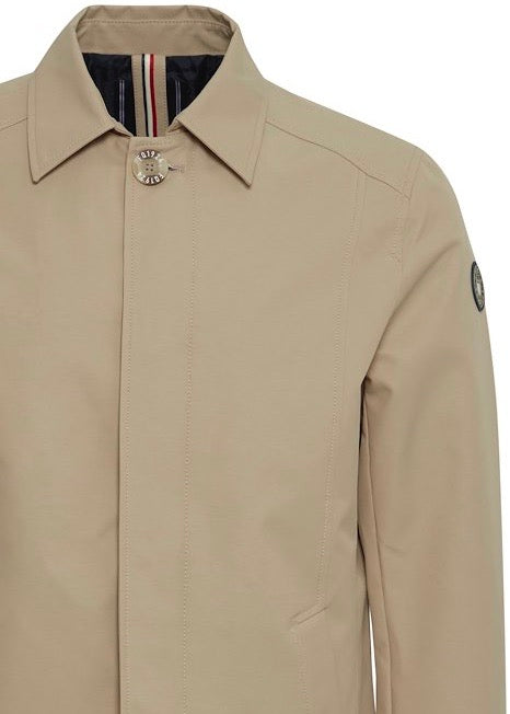 Men's Car Coat Taupe - Details