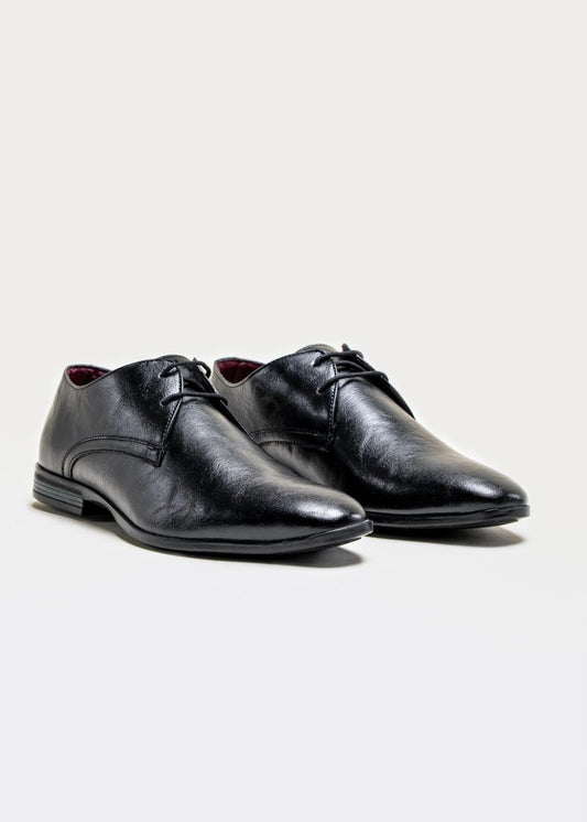 Men's Plain Black Shoes