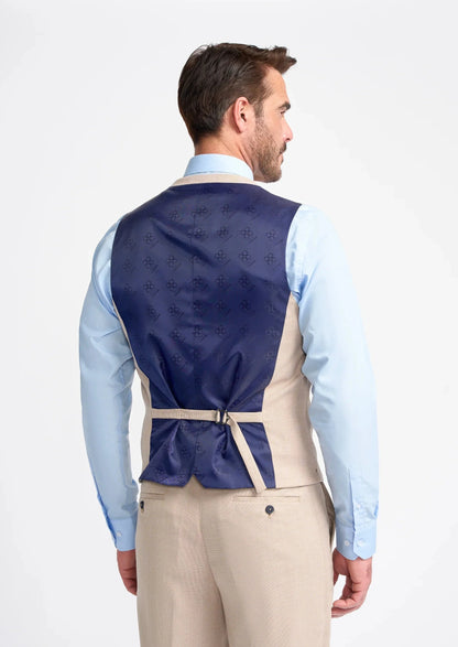 Cavani Miami Beige Waistcoat