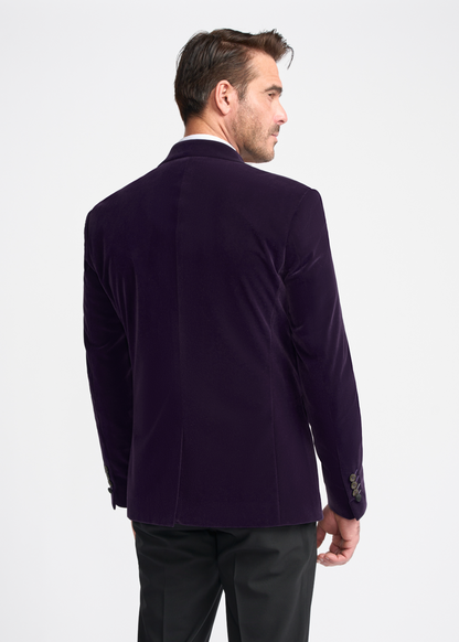 Cavani Rosa Purple Velvet Jacket
