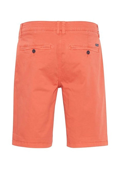 Red Chino Shorts For Men - Reverse Details