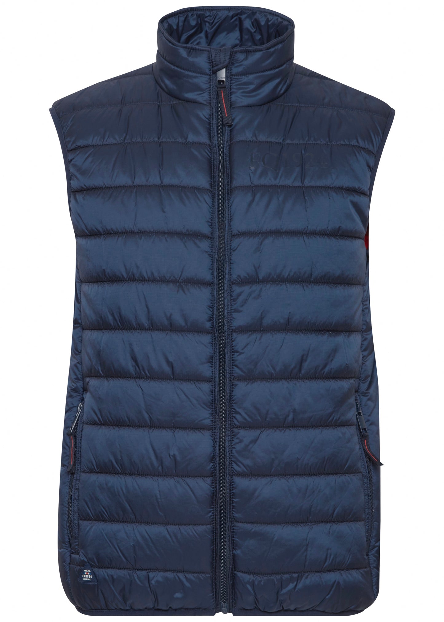 Navy blue gilet for men.