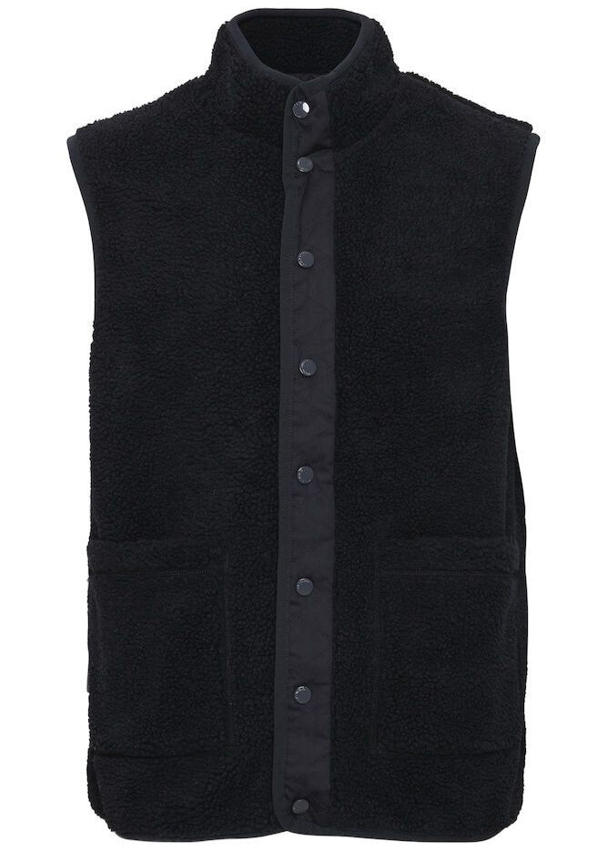 Fleece Gilet Black