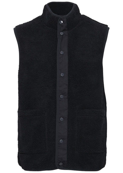 Fleece Gilet Black