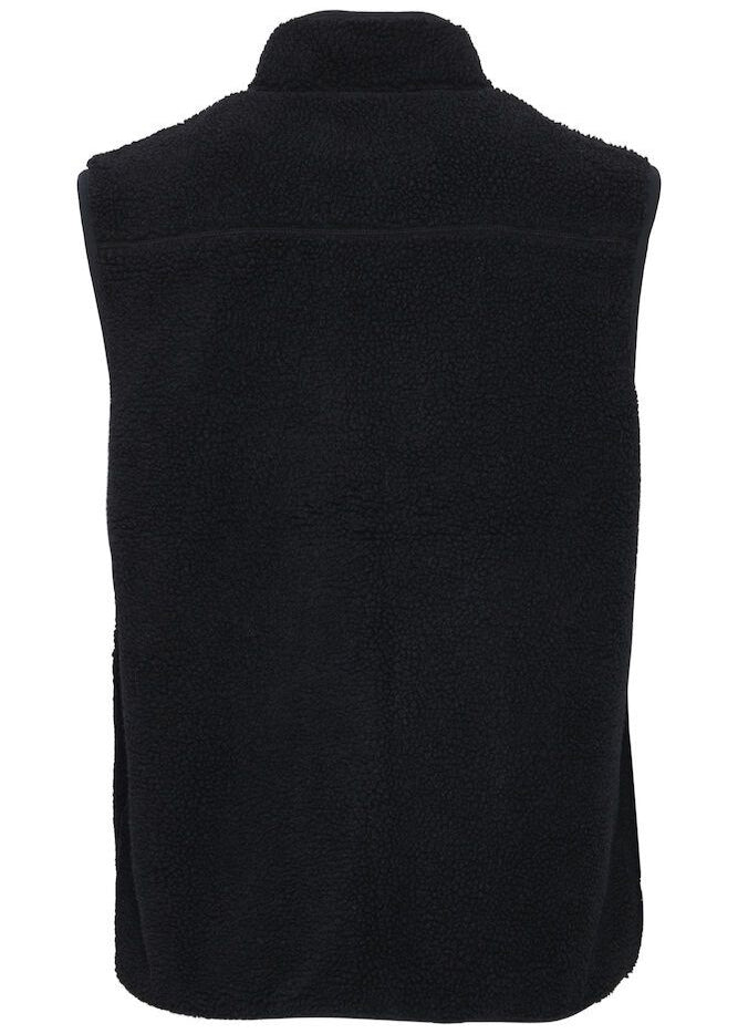 Fleece Gilet Black