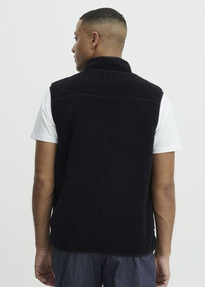 Fleece Gilet Black