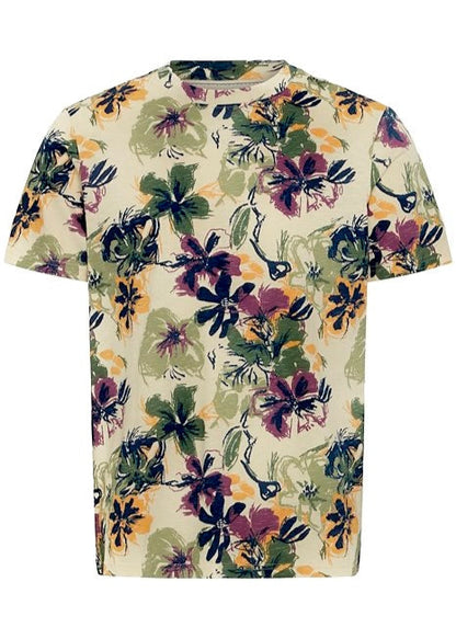 Flower T-Shirt Purple & Green