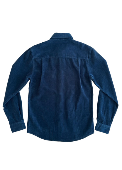SUAVE OWL Corduroy Overshirt Midnight Blue
