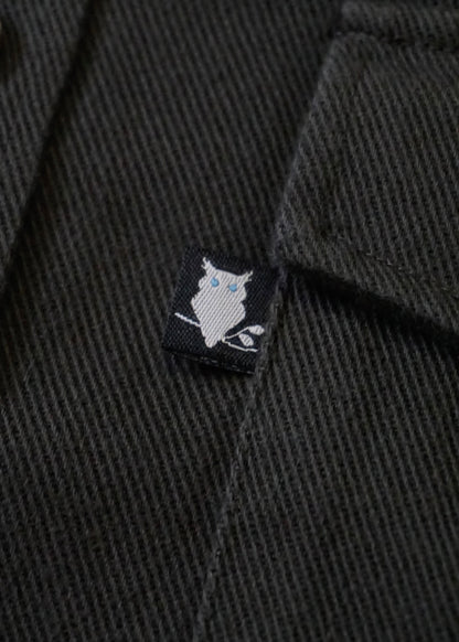 SUAVE OWL Overshirt Dark Grey