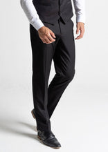 Load image into Gallery viewer, Haris black suit trousers/
