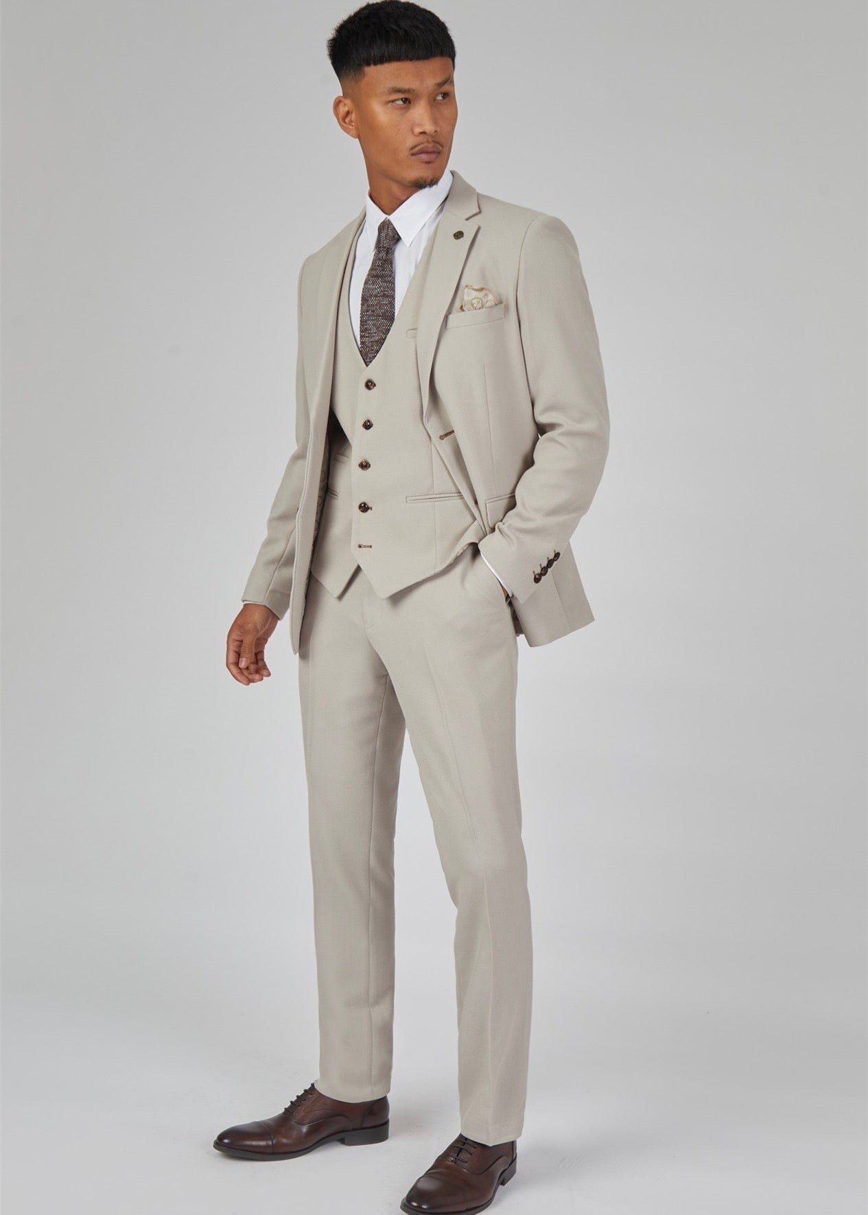 Stone men's suit Marc Darcy HM5 - full 3-piece