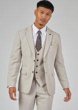 Load image into Gallery viewer, Stone men&#39;s suit Marc Darcy HM5 - up close full 3-piece
