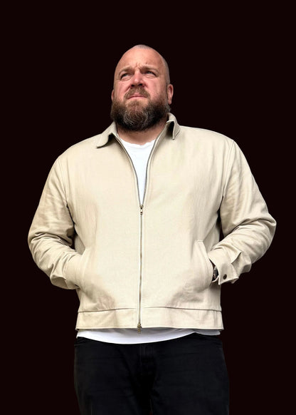 SUAVE OWL Twill Jacket Stone