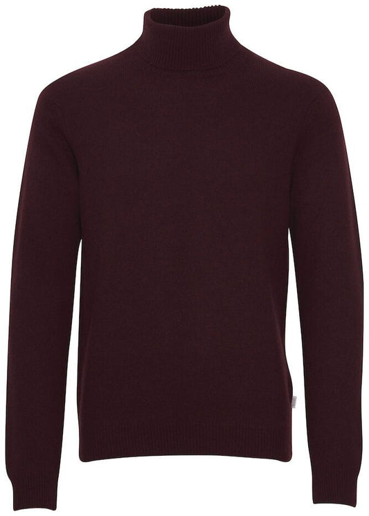 Lambswool Roll Neck Wine