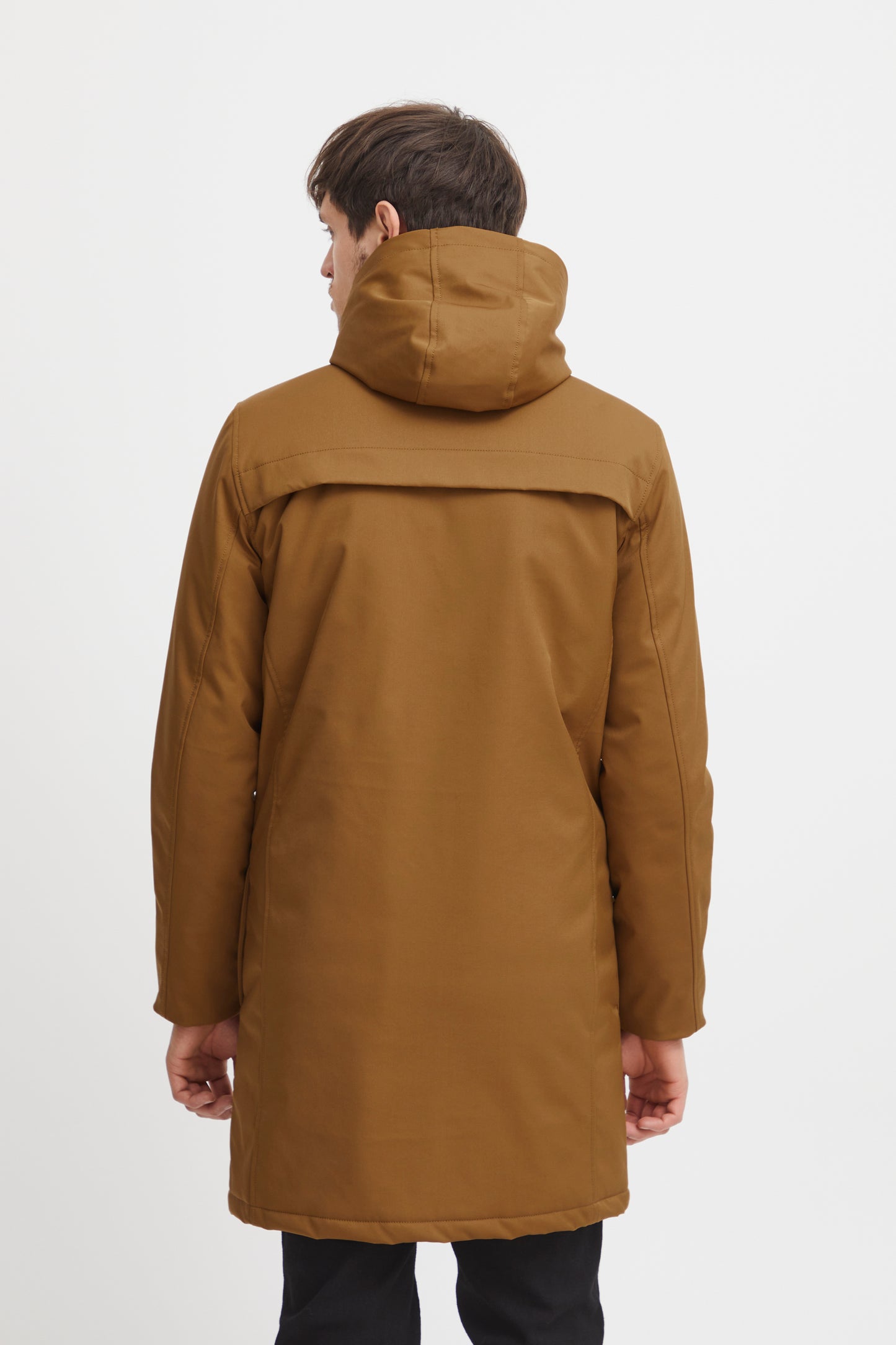 Long Parka Coat Caramel