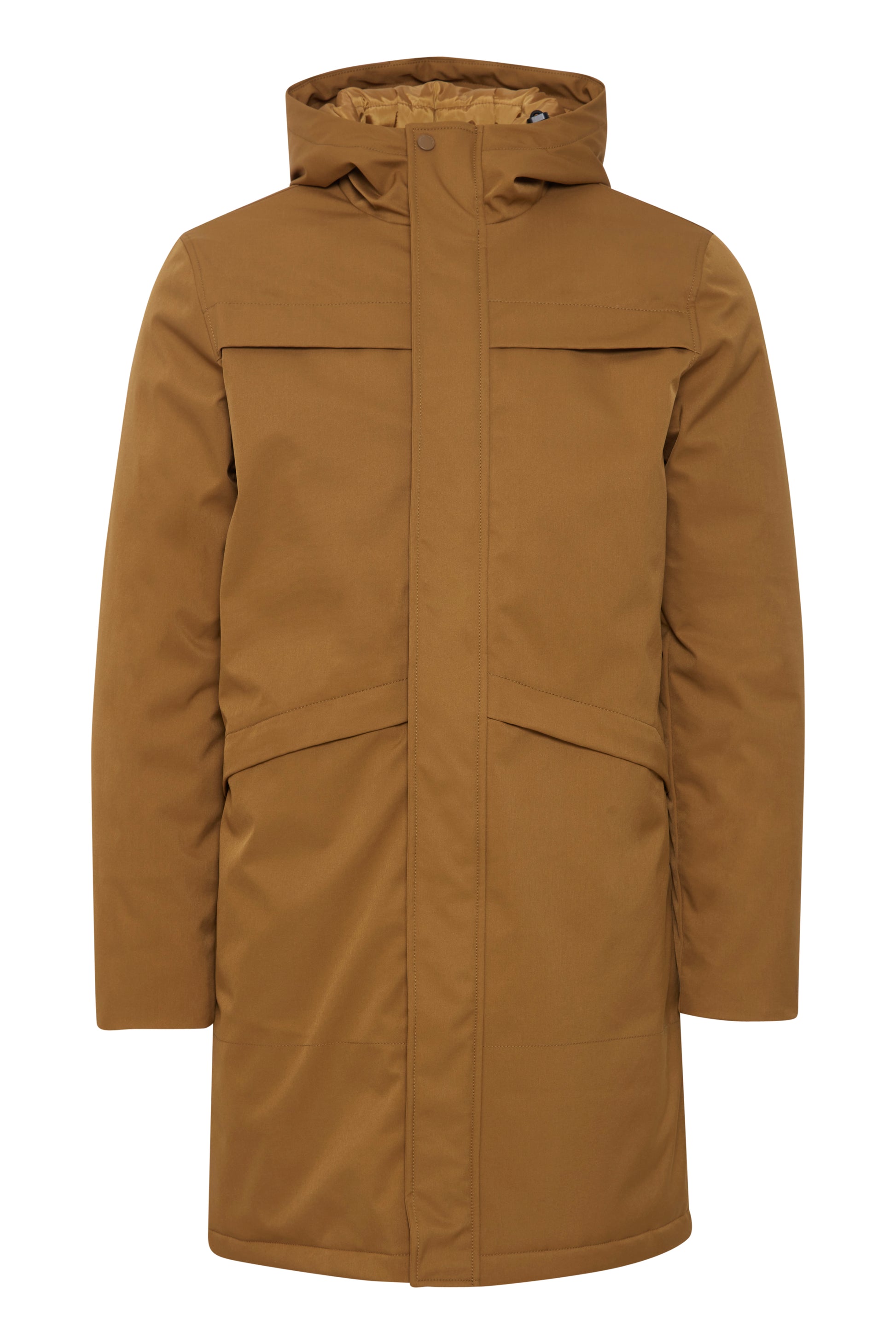 Long Parka Coat Caramel