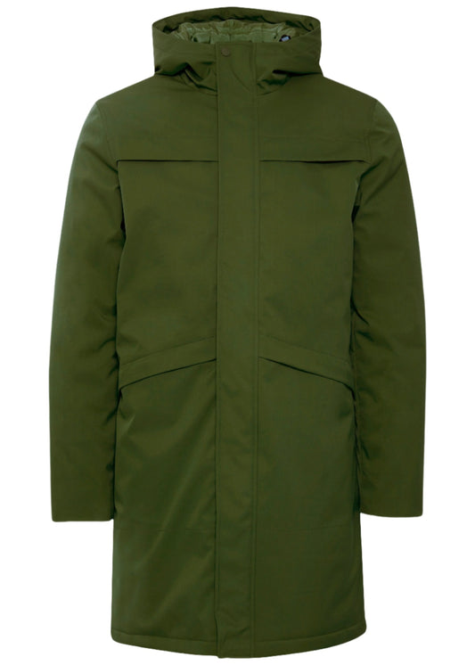 Long Parka Coat Green