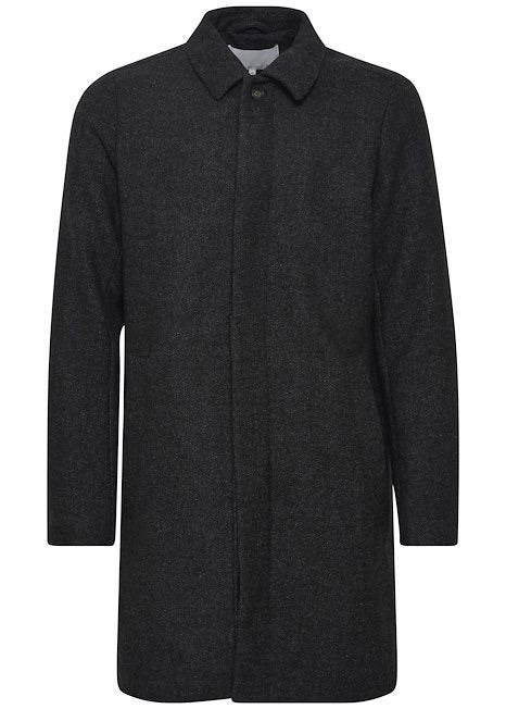 Long Wool Coat In Grey Colour, men's grey coat.