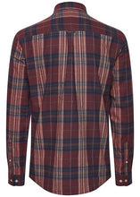 Load image into Gallery viewer, Lumberjack shirt in plum showing the back.

