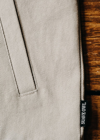 SUAVE OWL Twill Jacket Stone