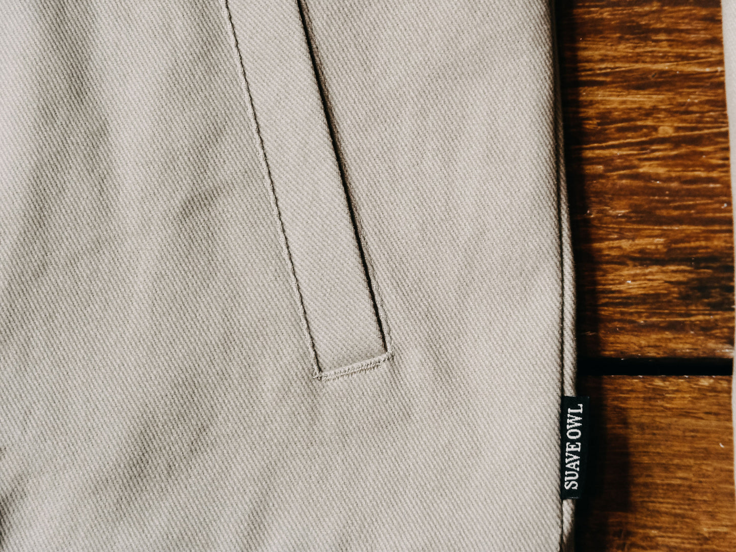 SUAVE OWL Twill Jacket Stone