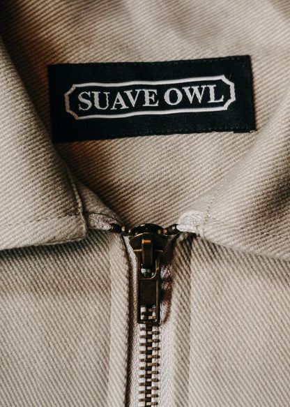 SUAVE OWL Twill Jacket Stone