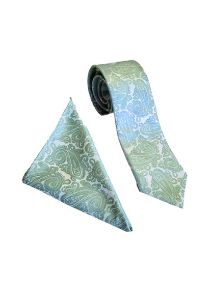 Paisley Tie & Pocket Square Set