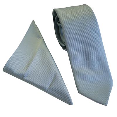 Plain Twill Tie & Pocket Square Set