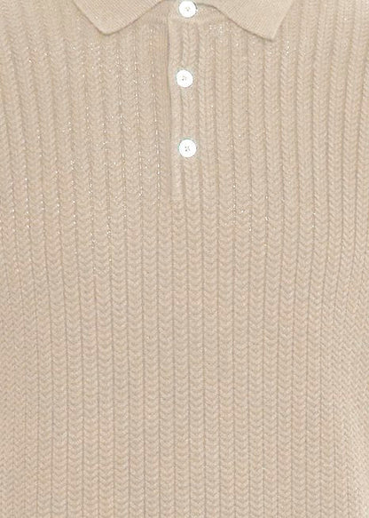 Polo Shirt Knit Sandstone